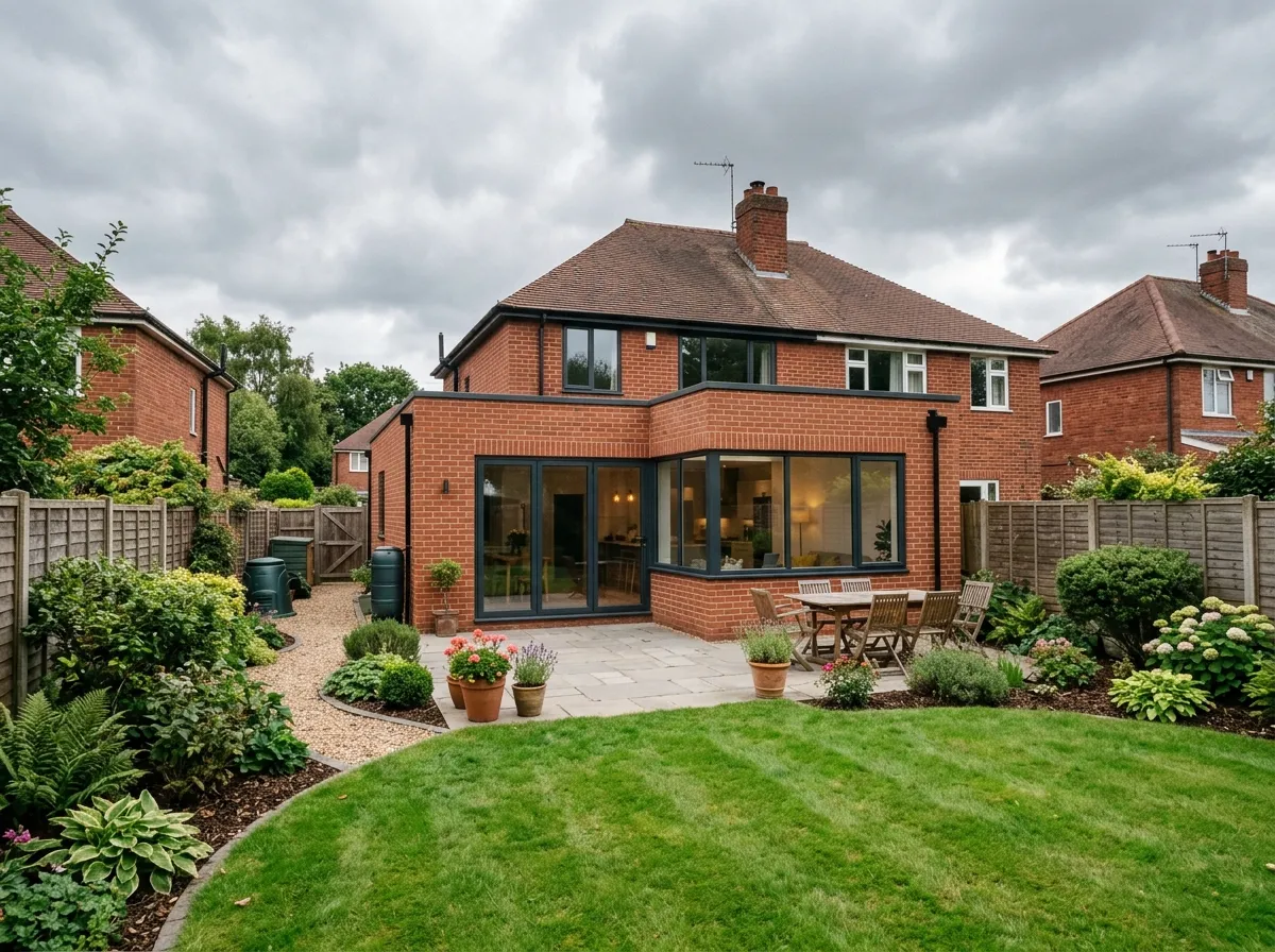 Modern home extension in Gedling