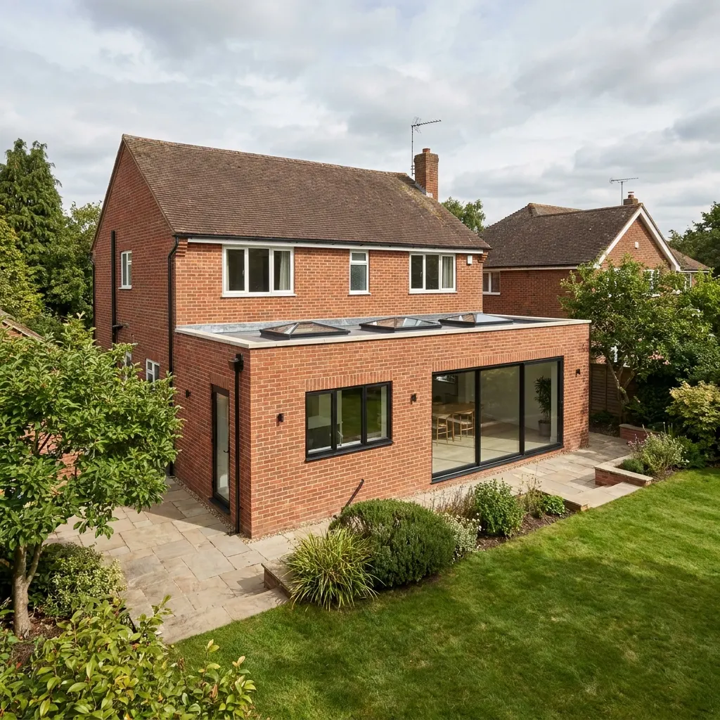 Side return extension and kitchen extension