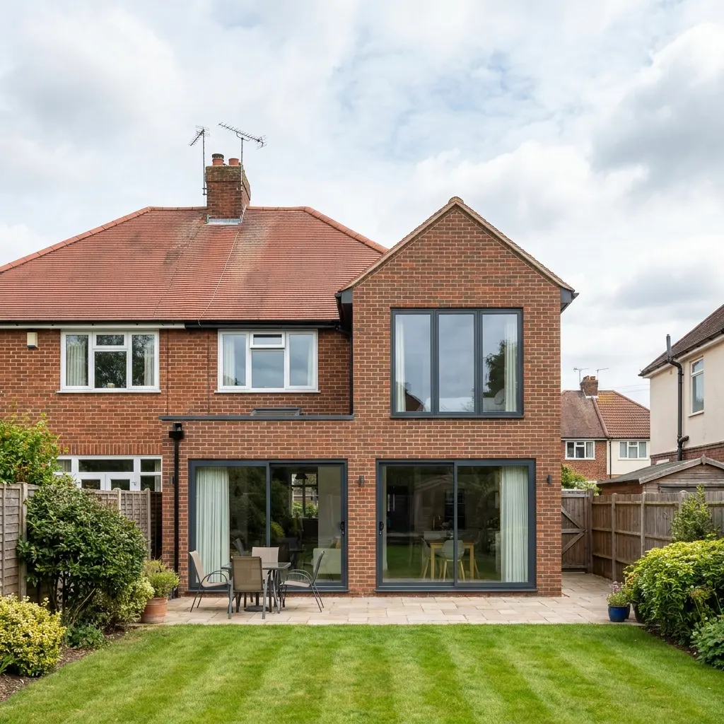 Side extension project in Nottingham