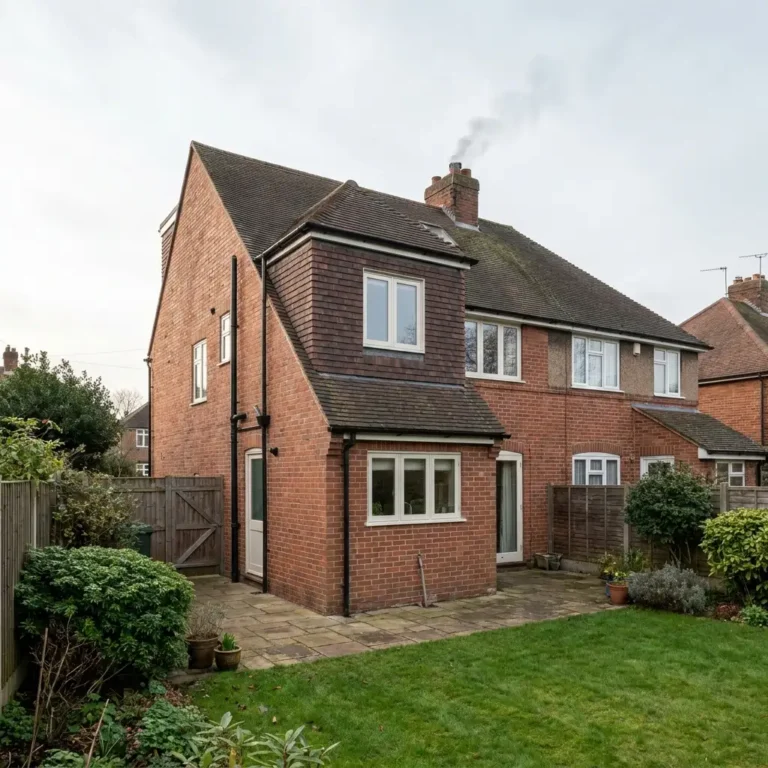 Two storey side and rear extension
